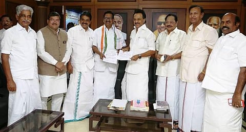 மக்களவைத் தேர்தல்; காங்கிரஸுக்கு புதுச்சேரியுடன் சேர்த்து 10 தொகுதிகள்: ஸ்டாலின் அறிவிப்பு