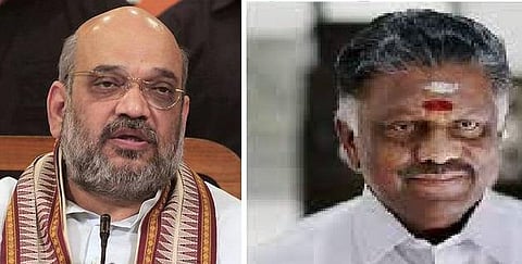 ‘தேமுதிக - தமாகாவை இழுக்க ஆலோசனை’ - மதுரையில் அமித்ஷாவுடன் ஓபிஎஸ் திடீர் சந்திப்பு