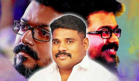 காஷ்மீருக்குச் செல்லும் ராணுவ வீரரான ரசிகரை வாழ்த்திய விஜய்