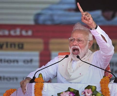 தைரிய விங் கமாண்டர் அபிநந்தன் குறித்து ஒவ்வொரு இந்தியரும் பெருமை கொள்கின்றனர்: பிரதமர் மோடி நெகிழ்ச்சிப் பேச்சு