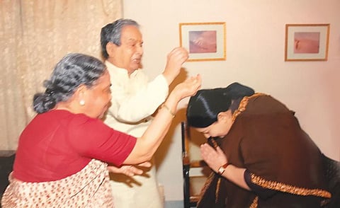 நம்பியார் 100: அவர் முன்னால் நான் சிறுமி!