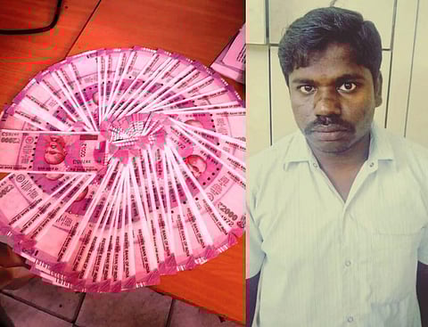 சென்னை கால்டாக்சி ஓட்டுநரிடம் ரூ.2.6 லட்சம் கள்ள நோட்டுகள் சிக்கிய விவகாரம்: சினிமா ஸ்டண்ட் மாஸ்டர் கோர்ட்டில் சரண்