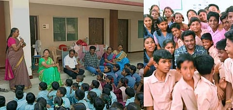 8-வதுவரை படித்த மாநகராட்சிப் பள்ளியில் மாணவர்களுடன் நேரத்தை செலவிட்ட ஆட்சியர்: நெகிழ்ச்சியூட்டும் நிகழ்வு