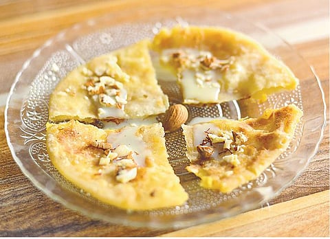 திருமண விருந்து: ஹல்வா பராத்தா (காஷ்மீர்)