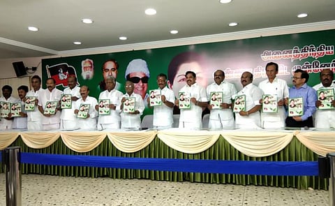 உயர்கல்வி வரை இலவசக் கல்வி; கச்சத்தீவை மீட்டல்; நதிகள் இணைப்புக் கொள்கை: அதிமுக தேர்தல் அறிக்கையின் 38 முக்கிய அம்சங்கள்