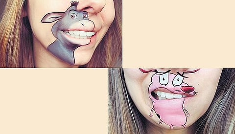 கார்ட்டூன் உதடு!