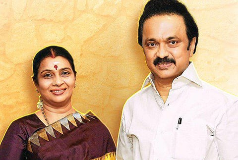 தேர்தல் பிரச்சாரத்தில் மனைவி துர்காவைக் குறிப்பிட்டுப் பேசிய ஸ்டாலின்