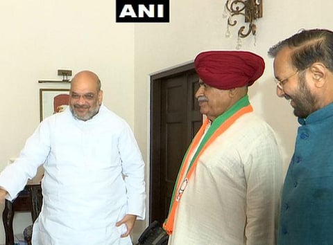 குஜ்ஜார் சமூக தலைவர் கிரோரி சிங் பாஜகவில் இணைந்தார்