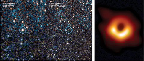 கருந்துளைகள் வெறும் கற்பித்த யூகம் இல்லை.. இரண்டு கருந்துளைகளை புகைப்படம் எடுத்துச் சாதனை