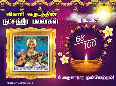 பூரட்டாதி நட்சத்திரம்: விகாரி வருட பலன்கள்