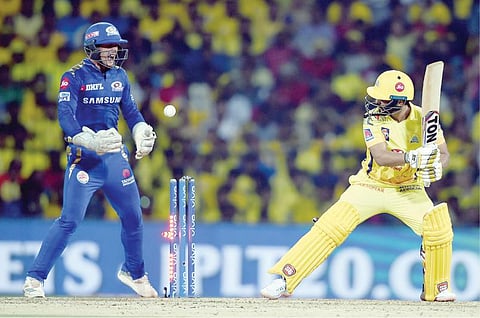 தோனி இல்லாத சிஎஸ்கே மீண்டும் தோல்வி;
46 ரன்கள் வித்தியாசத்தில் மும்பையிடம் வீழ்ந்தது