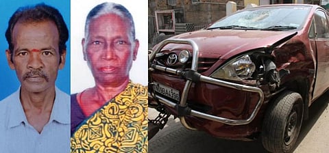 வில்லிவாக்கத்தில் கொடூரம்: மதுபோதையில் தறிகெட்டு காரை ஓட்டி பொதுமக்கள் மீது மோதல்- 2 பேர் பலி, பெண் படுகாயம்