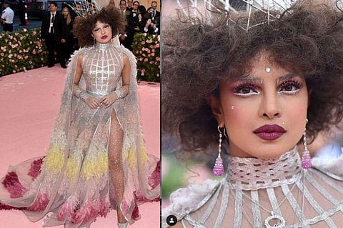 கிண்டலுக்கு ஆளான பிரியங்கா சோப்ரா அலங்காரம்: உடையை உருவாக்க 1,500 மணி நேரம்- வீடியோ வெளியீடு