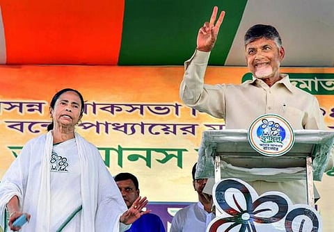 புதிய அரசு அமைவதில் மம்தாவின் பங்கு முக்கியம்: சந்திரபாபு நாயுடு சூசகம்