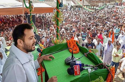 ராமருக்கு விக்கல் எடுத்தது ஏன் தெரியுமா? பாஜக-வை கிண்டலடித்து தேஜஸ்வி யாதவ் சொன்ன குட்டிக்கதை