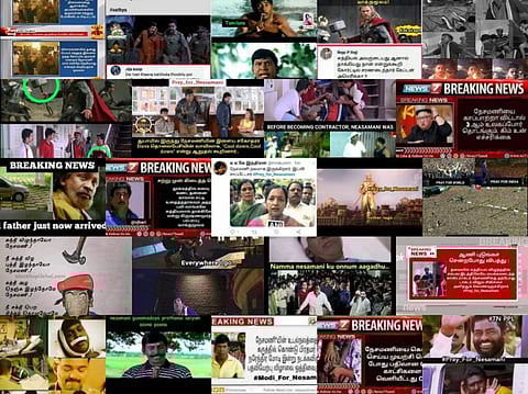 #Pray_for_Neasamani, #PrayforNesamani ஹேஷ்டேக்கில் பகிரப்பட்ட மீம்ஸ்களின் தொகுப்பு