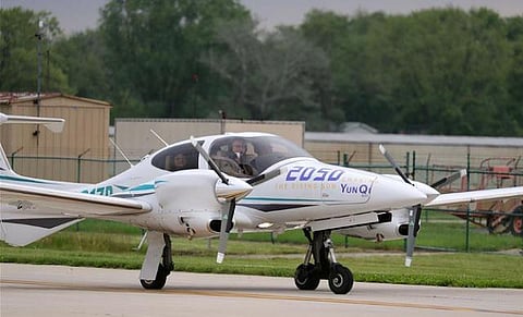 68 நாட்களில் விமானத்தில் உலகைச் சுற்றிவந்த சீன மனிதர்: கடும்பனியில் ஆபத்தான சாகச அனுபவங்கள்