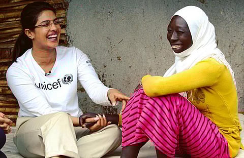 யுனிசெஃப் அமைப்பின் மனிதாபிமான விருதுக்கு பிரியங்கா சோப்ரா தேர்வு