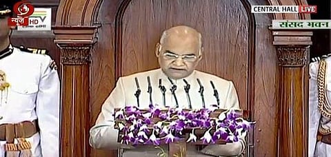 வளர்ச்சி பாதையில் நாட்டின் பயணம் தொடரும்: நாடாளுமன்ற கூட்டுக்கூட்டத்தில் குடியரசு தலைவர் உரை