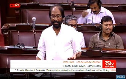 நீட் தேர்விலிருந்து தமிழகத்திற்கு விலக்கு வேண்டும்: மாநிலங்களவையில் திமுக எம்.பி. திருச்சி சிவா வலியுறுத்தல்