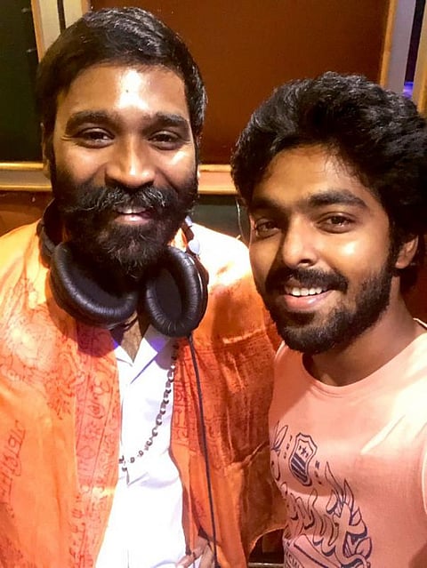 8 வருடங்களுக்குப் பிறகு ஜி.வி.பிரகாஷ் இசையில் பாடிய தனுஷ்