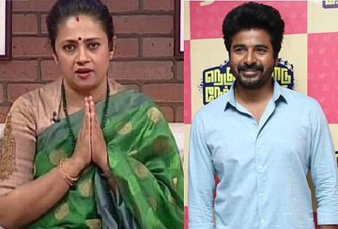 சிவகார்த்திகேயன் மீது கோபப்பட்டேன்: லட்சுமி ராமகிருஷ்ணன்