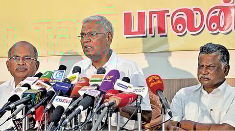 இன்றைய அரசியல் சூழலில் கம்யூனிஸ்ட் கட்சிகள் இணைவது அவசியம்: இந்திய கம்யூனிஸ்ட் பொதுச்செயலாளர் டி.ராஜா வலியுறுத்தல்