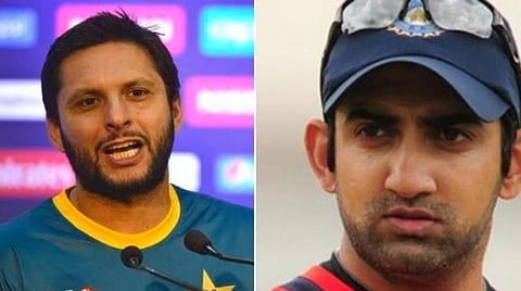 காஷ்மீர் பிரச்சினையில் கருத்து தெரிவித்த அஃப்ரிடி: பதிலடி கொடுத்த பாஜக எம்.பி. கவுதம் காம்பீர்