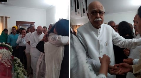 எனது பிறந்தநாளுக்கு கேக் கொண்டுவர தவறியதேயில்லை: சுஷ்மா மறைவுக்கு கண்ணீர் மல்க அஞ்சலி செலுத்தி நினைவுகூர்ந்த அத்வானி