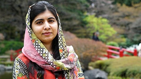 நோபல் பரிசுவென்ற மலாலா யூசுப்சாய் : படம் உதவி ட்விட்டர்