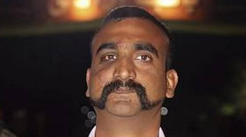 இந்திய விமானப்படை வீரர் அபிநந்தன் வர்த்தமான் : கோப்புப்படம்