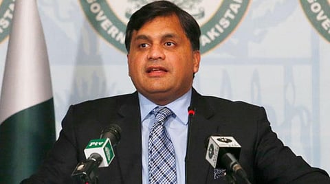 பாகிஸ்தான் வெளியுறவு செய்தித்தொடர்பாளர் முகமது பைசல் : படம் உதவி ட்விட்டர்