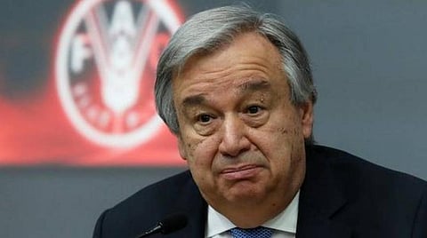 ஐ.நா. பொதுச்செயலாளர் அன்டோனியோ கட்டர்ஸ் : கோப்புப்படம்