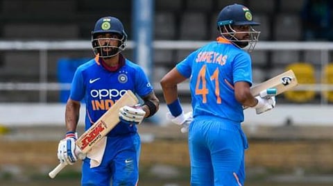 விராட் கோலி, ஷ்ரேயஸ் அய்யர். | ஏ.எப்.பி.