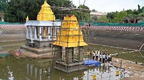 அனந்தசரஸ் குளத்தில் உள்ள சயன அறையை பொற்றாமரைக் குள நீரால் நிரப்ப வேண்டாம்: அறநிலையத் துறைக்கு உயர் நீதிமன்றம் அறிவுறுத்தல்