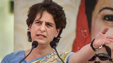 காங்கிரஸ் கட்சியின் பொதுச்செயலாளர் பிரியங்கா காந்தி : கோப்புப்படம்