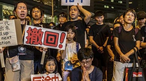 ஹாங்காங் போராட்டம்: கைதானவர்கள் எண்ணிக்கை வெளியீடு