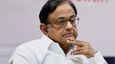 காங்கிரஸ் மூத்த தலைவர் ப.சிதம்பரம் : கோப்புப்படம்