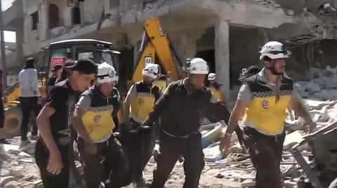 இட்லிப் நகரத்திற்கு அருகே நேற்று நடைபெற்ற அல்கொய்தா தலைவர்கள் முகாம் கூட்டத்தில் அமெரிக்கா நடத்திய தாக்குதல் 40 பேர் பலியாகினர்.