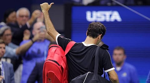 காலிறுதியில் தோல்வி அடைந்த சோகத்தில்வெளியேறிய ரோஜர் பெடரர்