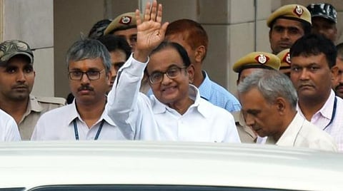 காங்கிரஸ் மூத்த தலைவர் ப.சிதம்பரம் : கோப்புப்படம்