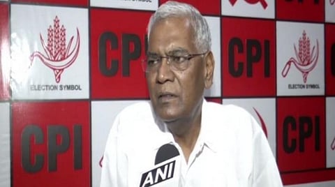 சிறப்பு அந்தஸ்து விவகாரத்தில் பாஜக இரட்டை நிலைப்பாடு: டி.ராஜா தாக்கு