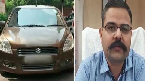 நொய்டாவில் வாகன சோதனையின்போது மாரடைப்பில் இளைஞர் பலியான சம்பவத்தால் சர்ச்சை