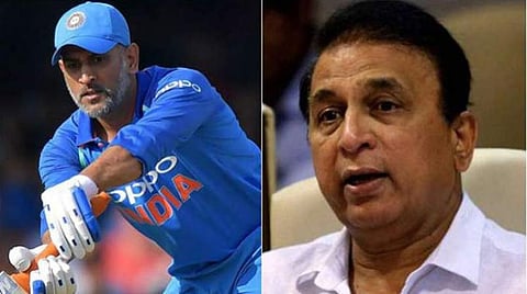 எம்.எஸ்.தோனி, சுனில் கவாஸ்கர் : கோப்புப்படம்