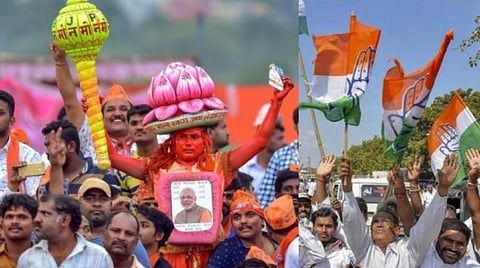 4 தொகுதி இடைத்தேர்தல்: திரிபுரா, உ.பி.யில் பாஜக வெற்றி; சத்தீஸ்கரில் காங்கிரஸ் வெற்றி