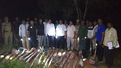 ரூ.30 லட்சம் மதிப்பிலான செம்மரக் கடத்தல்: தருமபுரியைச் சேர்ந்த 10 பேர் ஆந்திராவில் கைது