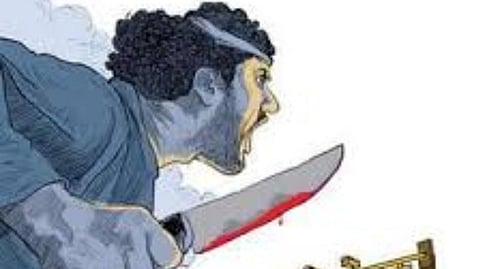 குடும்பப் பஞ்சாயத்தில் முதியவரைக் கத்தியால் குத்திய இளைஞர்: தவறுதலாக தன்னையே குத்திக்கொண்டதால் உயிரிழப்பு