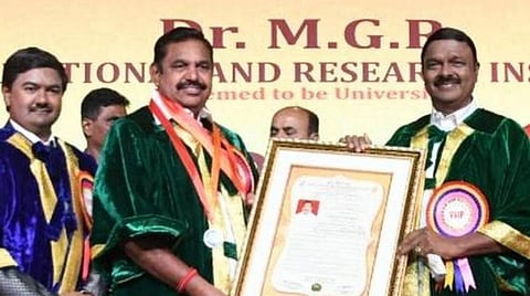 டாக்டர் பட்டம் பெற்றதால் எனது பொறுப்பு கூடியுள்ளது: முதல்வர் பழனிசாமி