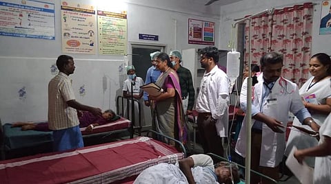 அரசு மருத்துவமனைகளில் மத்திய பொது ஆய்வு குழும அதிகாரிகள் ஆய்வு