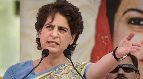 காங்கிரஸ் கட்சியின் பொதுச்செயலாளர் பிரியங்கா காந்தி : கோப்புப்படம்